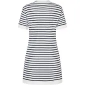 Super.natural W Casual Stripe BIO Dress fresh white/navy stripe (Z16) S