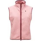 Peak Performance Weste NatureRush Pile Vest Damen Warm Blush / Wild Rouge-L