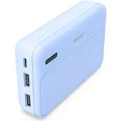 Hama Pocket 10, 10000 mAh, Lithium Polymer (LiPo), Blau