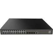 LevelOne GEL-2871, Managed, L2+, Gigabit Ethernet (10/100/1000), Gigabit Ethernet, Rack-Einbau, 1U