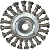 Ks Tools Rostfreie Stahldrahtrundbürste 0,5mm, Ø 125mm ( 340.0047 )