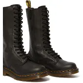 Dr. Martens Schnürstiefel "1B99 Black Virginia" Langschaftstiefel, Boot mit Reißverschluss