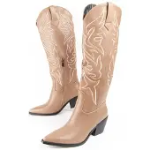 Montevita Heel Boot Botarey Beige