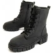 Montevita Plateau-Stiefel Militär Schwarz