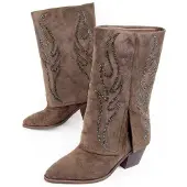 Montevita Heel Boot Faldde2 Grün