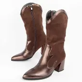 Montevita Stiefelette mit Absatz, Tejan8 Braun