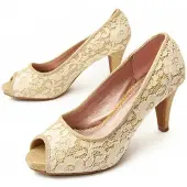 Montevita Montevida Absatzschuh Unne9 in Gold