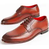 Purapiel Herren Oxford Schnürschuh Imperi6, Braun, aus Leder mit ledergenähter Sohle