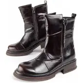Montevita Stiefelette mit Absatz, Mottabraun