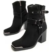 Montevita Stiefelette mit Absatz, Schwarz