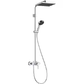 Hansgrohe Activera Q Showerpipe 290/180 1jet, EcoSmart, avec mitigeur Varia, chrome, 28747000, 28747000
