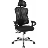 Topstar HJH SOLUTION DELUXE HEAD AL.U2 - Profi B?rostuhl Schwarz