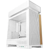 DeepCool CL660 WH, PC, Weiß, Mini-ITX, micro ATX, ATX, Acrylnitril-Butadien-Styrol (ABS), SPCC, Gehärtetes Glas, Multi, Taschenlüfter
