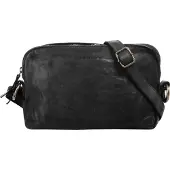Harold's Leder Umhängetasche Submarine Postbag Black schwarz