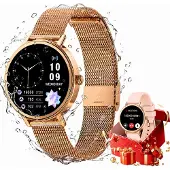 Blackview 2026 X30 Damen Smartwatch, mit 100+ Sportmodi, Anrufe, Pulsuhr, SpO2,Smartwatch für Damen mit Schlafmonitor, Zyklus, 10m Wasserdicht