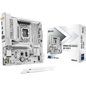 Asrock B860M Challenger WiFi White 1851 mATX HDMI/DP DDR5 - Mainboard - Intel Sockel 1851 (Core Ultra 100&200)