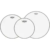 Remo Emperor Clear Tomtom-Pack – 10 12 16 Felle
