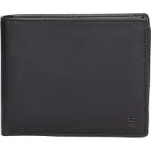 Esquire Geldbörse Slim Wallet Black schwarz