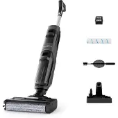 Rowenta X-Clean 4 Nass-Trockensauger GZ5037, Stabstaubsauger, Beutellos, Aluminium, Grau, Rechteckig, Trocken&Nass, Schaum