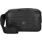 Lacoste Monogramm - Umhängetasche 24 cm (black)