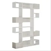 CALICOSY | Bücherregal Niho Wit Spaanplaat 120x171x20 cm | NADUVI