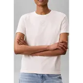 Calvin Klein Jeans T-Shirt SS 20s LV044G200G Creme Regular Fit 36