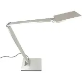 Dapo Leuchten LED Tischleuchte Tekin silber Touch-Dimm-Schalter Schreibtischleuchte