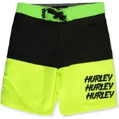 Hurley 3 Peat Badeshorts Schwarz 20 Years Junge Schwarz 20 Years