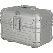 Travelite Beautycase "NEXT Kosmetikkoffer Aluminium" Kosmetikkoffer mit herausnehmbarem Inlay und TSA-Schloss