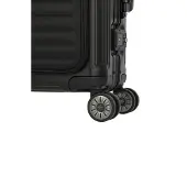 Travelite Next 2.0 Aluminium 4 Wiel Trolley S with Frontpocket black matt