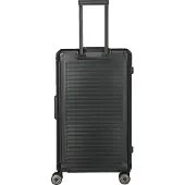 Travelite Hartschalen-Trolley "NEXT Trunk Reisekoffer Aluminium" 100 l 4 Rollen Koffer, mit extra großem Stauraum und stabilem Rahmen