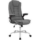 CLP Bürostuhl ergonomisch 150 kg belastbar Thor, Drehstuhl mit modernes Design grau