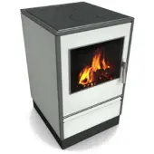 Glutos Küchenherd HHS 02 S | Sichtfenster | Stahlkochfeld | 5,5 kW