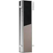 Emco asis plus WC-Modul - Unterputzmodell 15,4 x 80,3 cm, Türanschlag links