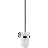Emco WC-Bürstengarnitur Polo chrom/Klrsiallglas satiniert 071500100