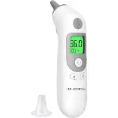 IEA Medical Ohrthermometer mit Schutzkappen 1 St Fieberthermometer