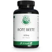 Green Naturals Rote Beete 1500 mg Kapseln Hochdosiert