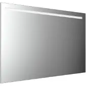 Emco MI 100 LED-Lichtspiegel mit horizontalem Lichtausschnitt, Höhe 800mm, 449810005