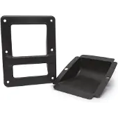 HomeShopXL Griff für Lautsprecherständer, Kunststoff, schwarz, 210x160x55 mm, 2er-Set [39403]