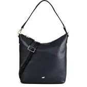 Braun Büffel Umhängetasche HANNA Hobo Bag M blau Damen - Leder
