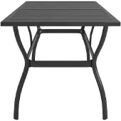 vidaXL Gartentisch Anthrazit 190x80x72 cm Stahl