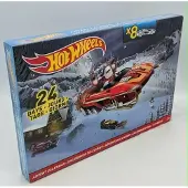 Mattel Hot Wheels Adventskalender inkl. 8 Autos + Zubehör Kalender Weihnachten