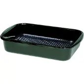 Riess Grillpfanne eckig mit Waffelboden 35/23/7,5cm Backofenpfanne