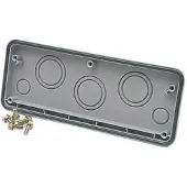 ABB Striebel & John APEP31 Flansch 300mm, 9x25/20 RAL7035, metrische Vorprägungen 4TBO856097C0100
