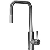 Pure.Sink Luxion Massiver Edelstahl-Küchenhahn Square mit ausziehbarem Auslauf PLXSQUA-02