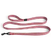 HAY - Dogs Leash Flat - S/M - Red and white stripe