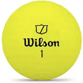 Wilson Golfbälle Staff Model X - 12er Pack, gelb