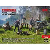 ICM Feldküche, WWII German Field Kitchen with cooks (100% new molds)