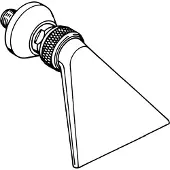 Hansa 04390100 Kopfbrause HANSAJET 0439 1-strahlig