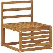 vidaXL Outdoor-Sofagarnitur 7 stk. Natur Polyester